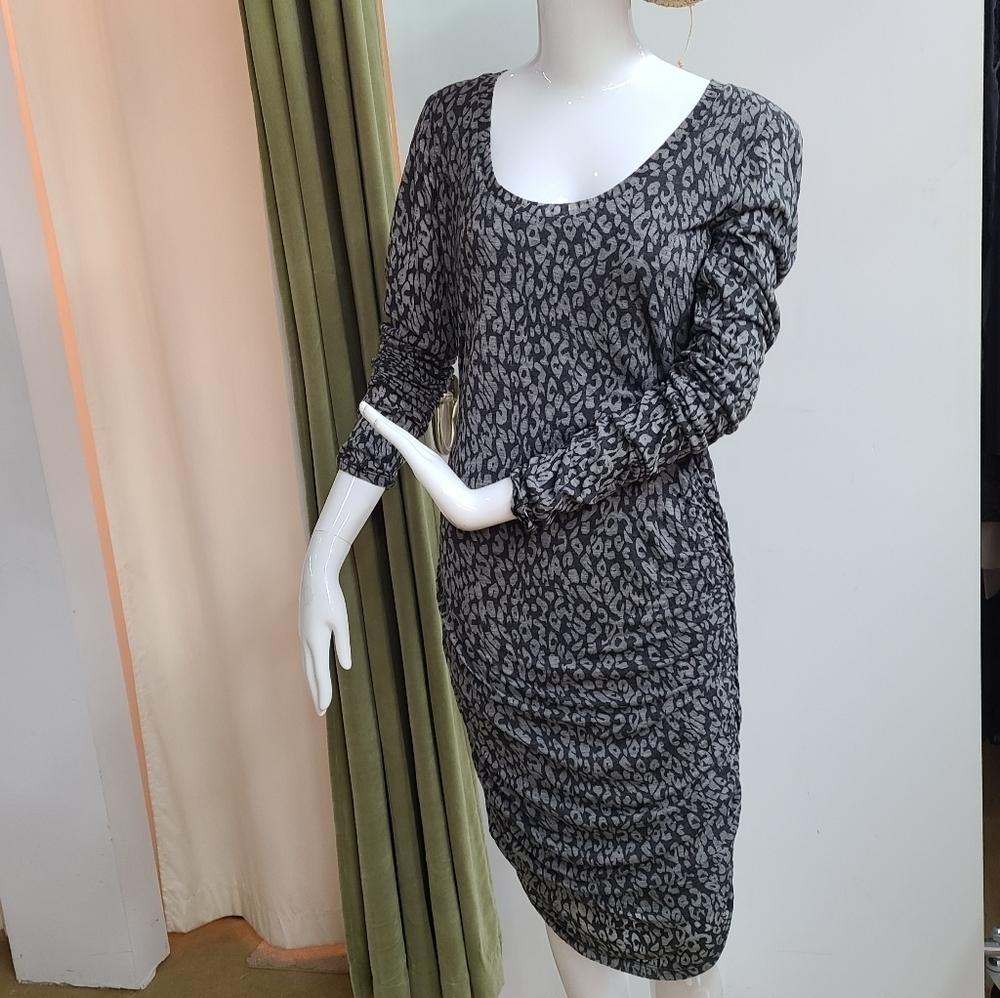 Velvet Long Sleeve Knit Dress